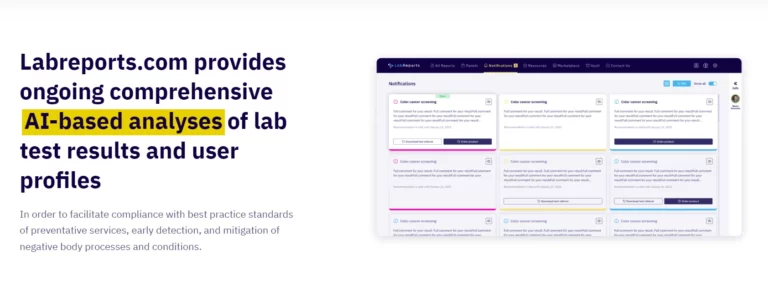 Comprehensive Platform LabReports for Medical Reports and Vital Sign Monitoring